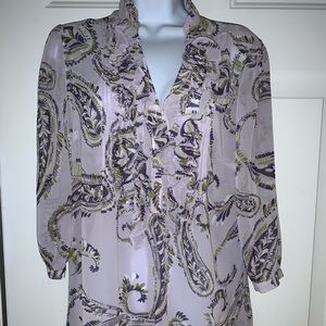 💖New York and Company Paisley Blouse